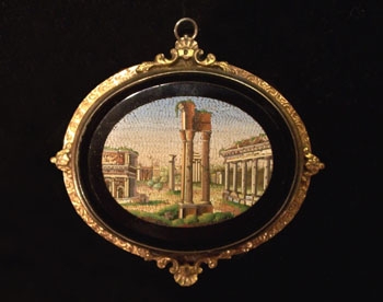 Grand Tour Micro Mosaic Brooch/Pendant