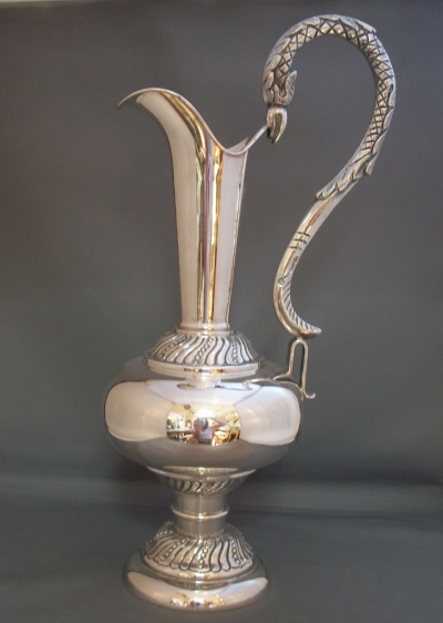 Fine Christofle .800 Silver Ewer