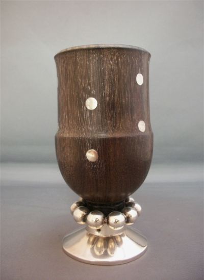 Spratling Sterling and Rosewood Cigarette Holder