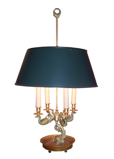 Exquisite 19th C. French Bouillotte Lamp