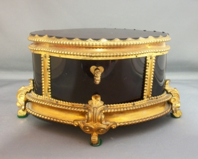 Ruby Red Ormolu Mounted Box