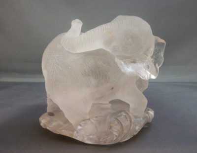 Rock Crystal Elephant