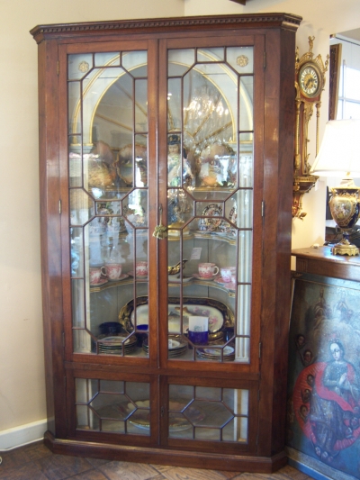 Regency Corner Cabinet