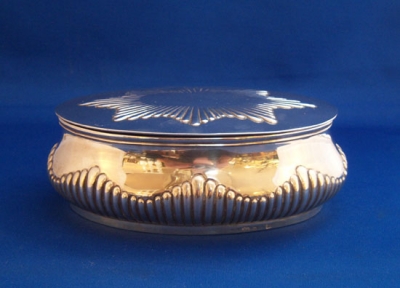 Fine Sterling Inkwell by Hester Bateman