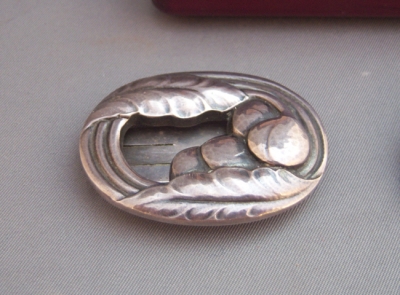 Georg Jensen Sterling Silver Clip/Brooch