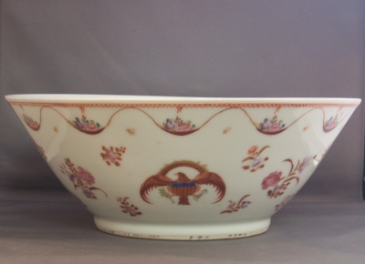 Chinese Export Punch Bowl