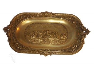 19th Century French Ormolu Tray