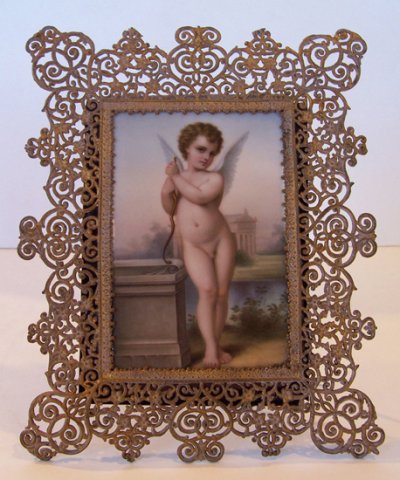 KPM Porcelain Plaque of Angel