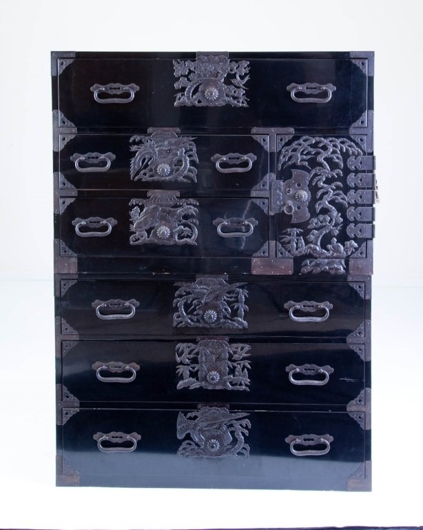 Mid-Meiji Era Japanese Wedding Chest