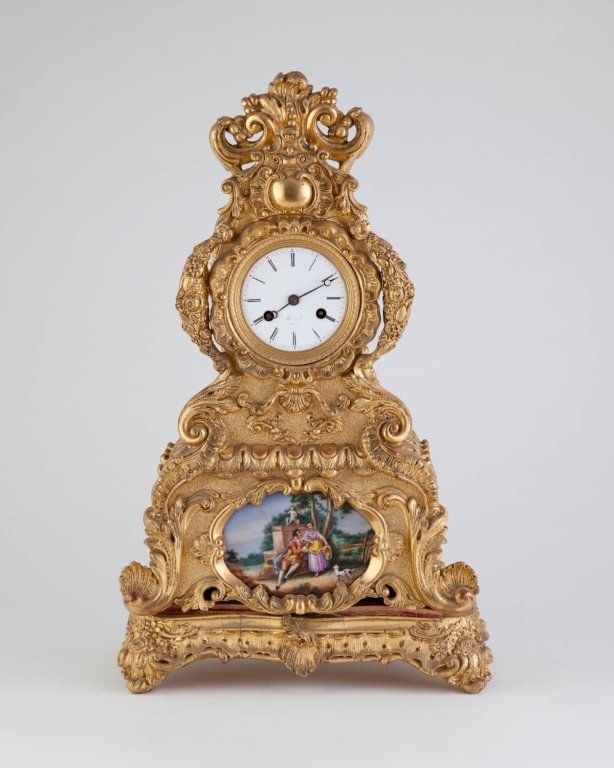 French Clock on Stand