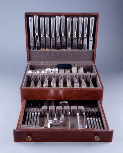 Frank Smith 100 Piece Flatware Set ca 1902