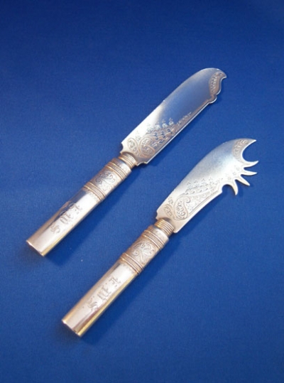 Gorham Sterling Silver Cheese Knives