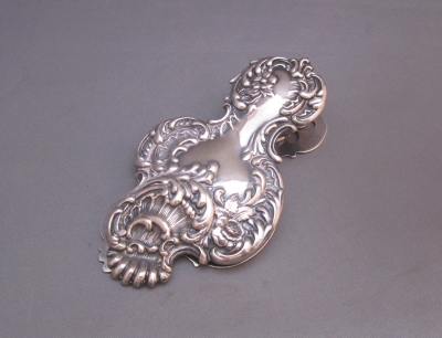 Art Nouveau Oversized Sterling Silver Paper Clip