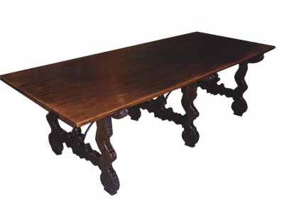 Exceptional Marshall Laird Spanish Style Trestle Table