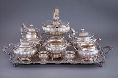 8 Piece Tea & Coffee Service by Frank Whiting