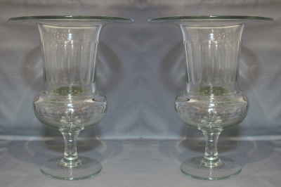 Fine French crystal wine coolers or flower vases