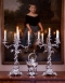 Martele, Silver Candelabra & Theodore De Heuvel Painting