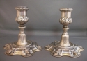 Pair of 18th C. George II Candlesticks