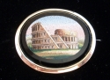 Beautiful Italian Micro Mosaic Brooch