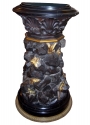 Large Carved Wooden Pedestal