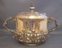 Repousse Britannia Standard Silver Caudle Cup