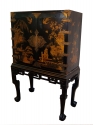 Magnificent Chinoiserie Cabinet on Baroque Stand