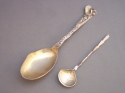 Sterling Teaspoon & Salt Spoon by Wallace