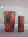 Tartan Ware Beaker Holder & Box