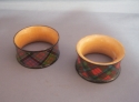 Tartan Ware Napkin Rings