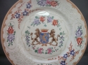 Armorial Enamel Decorated Plates