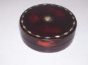 Papier Mache & Tortoise Shell Snuff Box