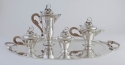 Large Sterling Tea/Coffee Service on Tray