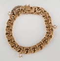 18k Heavy Gold Chain Link Bracelet