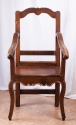 Hand-Carved Wooden Chair