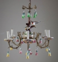 Vintage Capo De Monte Chandelier