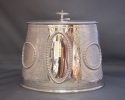 Beautiful Victorian Sterling Silver Biscuit Barrel