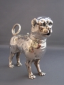 Silver Bull Mastiff Form Creamer