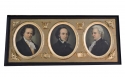 Beethoven, Mendelsohn & Mozart Painted & Framed Plaques