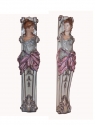 Wonderful Pair of Faience Corbels