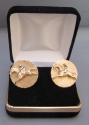 Fabulous Pair 14k Enamel Cufflinks