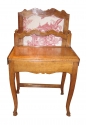 Charming French Walnut Table en Chiffonniere