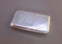 American, circa 1800 coin silver snuff box