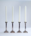 Set of 4 Gorham Corinthian Column Candlesticks