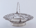 Delightful 18th Century Cake Basket with Swing Handle