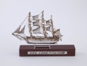 STERLING & GOLD PLATE MODEL SHIP 