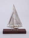 Sterling & Gold Plate Model Ship