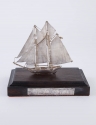 STERLING & GOLD PLATE MODEL SHIP