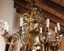 19th c. Dutch 8 Light Chandelier