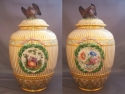 Pair of 19th c. Berlin Porcelain KPM Covered Vases