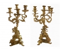 Sensational Pair of Ormolu Candelabra